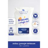 Lindos - Bitkisel Lavanta Itır Kokulu Çamaşır Sabunu Doğal Renkli Beyazlar Için Sıvı Deterjan 1,2 L - 1,2 lt