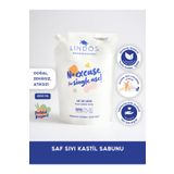 Lindos Çok Amaçlı Doğal Bitkisel Kastil Sabunu Portakal Bergamot Kokulu Banyo Sabun 1,2l