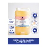 Lindos Doğal Bebek Çamaşır Deterjanı 200 Yıkama %100 Bitkisel Parfümsüz Antialerjik Baby Ekonomik 5l