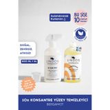 Lindos Doğal Konsantre Yüzey Temizleyici Çok Amaçlı Mutfak Banyo Zemin Fayans Derz Cam Leke Toz - Bergamot