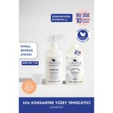 Lindos Doğal Konsantre Yüzey Temizleyici Çok Amaçlı Mutfak Banyo Zemin Fayans Derz Cam Leke Toz - Lavanta