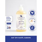 Lindos Lavanta Kokulu Antibakteriyel Çok Amaçlı Doğal Bitkisel Sıvı Kastil Sabun 600 ml