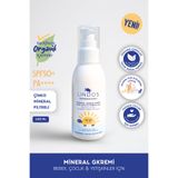 Lindos Organik Mineral Filtreli Güneş Kremi Non Nano Çinko Oksit Spf50 Bebek, Çocuk Ve Yetişkinler Için 100 ml