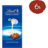 Lindt Sütlü Çıkolata 100 gr - 6 Paket - 600 gr