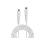 Lindy LIN-31318 3 Mt USB 2.0 Type C to Lightning C94 Erkek-Erkek Beyaz Apple Şarj Kablosu