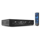 Lindy LIN-38247 4 Port Giriş 4 Port Çıkış 18G Kumandalı Auadio HDMI Switch
