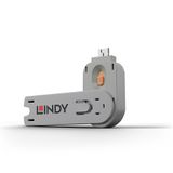 Lindy LIN-40623 Turuncu Usb Tip A Port Bloke Kilit Açma Anahtarı
