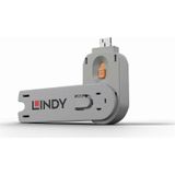 Lindy LIN-40623 Turuncu Usb Tip A Port Bloke Kilit Açma Anahtarı