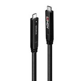 Lindy LIN-43393 8 MT USB TYpe C 3.2 to DP 5Gbps-v1.4 Fiber Optic Hybrid Kablo
