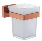 Line Bathroom 125807 Prime Diş Fırçalık Buzlu Cam Rose Rose