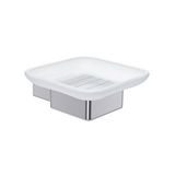 Line Bathroom Averta Sabunluk ( Buzlu Cam) Krom Gümüş