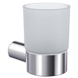 Line Bathroom Opal Diş Fırçalık (buzlu Cam) Krom Çok Renkli
