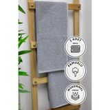 Line Luxury 2li El Yüz Havlusu 50x90 - Gri - 50 x 90 cm
