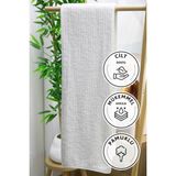 Line Luxury Pamuklu Banyo Havlusu 100X150 - Krem - 100 x 150 cm