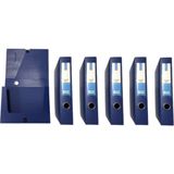 Linea A4 (5,5 Cm) Cırt Bantlı Klasör ( Kutu Dosya ) - Lacivert - Kutu Klasör - Boyut