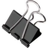 Linea Binder Clips 51 mm Mandal Klips Siyah Renk Metal 12 Li Kutu - 0 - Siyah