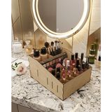 Linea Craft Ahşap Masaüstü Organizer 21 Bölmeli - Natural