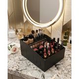 Linea Craft Ahşap Masaüstü Organizer 21 Bölmeli - Siyah
