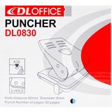 Linea Delgeç 30 Yaprak Deler Ergonomik Tasarım ve Kilit Sistemi ile Siyah DL0830