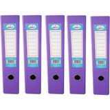 Linea Klasör Geniş-Yüksek ( Mor) ( 5 Adet ) ( 34,50 * 28,50 cm ) - Boyut - Plastik Klasör