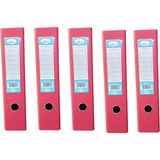 Linea Klasör Geniş-Yüksek ( Nar Çiçeği ) ( 5 Adet ) ( 34,50 * 28,50 cm ) - Boyut - Plastik Klasör