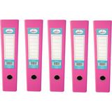 Linea Klasör Geniş-Yüksek ( Pembe) ( 5 Adet ) ( 34,50 * 28,50 cm ) - Boyut - Plastik Klasör