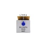 Linea Yoyo Yuvarlak Mavi 50 Adet Yaka Kartlığı
