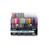 Linea Zuixua Jel Kalem Neon Color Pen Yazı Çizim ve İşaretleme Kalemi 48 Renk