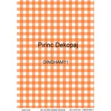 Lineart LA-GINGHAM11 Pirinç Dekupaj Kağıdı