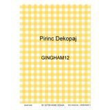 Lineart LA-GINGHAM12 Pirinç Dekupaj Kağıdı