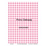 Lineart LA-GINGHAM3 Pirinç Dekupaj Kağıdı