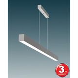 Lineer 100 cm - Ledli Modern Sarkıt Linear LED Avize Salon Mutfak Oturma Odası Yatak Odası Antre Hol Ofis LED - Gri - Gün Işığı (4000K)