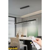 Lineer Aydınlatma 100 cm Sarkıt Uzun Ofis,oda Avize - Siyah