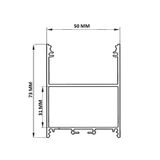 Lineer Sıva Üstü -Sarkıt 5cmX100 cm 300 Kelvin
