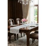 Linen Baskılı Pamuk Keten Gümüş Runner 40X140 Cm 682