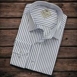 Linen Keten Klasik Uzun Kollu Terletmeyen Gri Erkek Gömlek (Regular Kalıp) - 3XL
