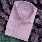 Linen Keten Klasik Uzun Kollu Terletmeyen Lila Erkek Gömlek (Regular Kalıp) - 2XL