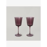 Linens Alexa 2'li 370 ml Kadeh Mürdüm