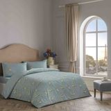 Linens Allday Luce Pamuk Saten Çift Kişilik Nevresim Takımı Mavi - 200 x 220 cm