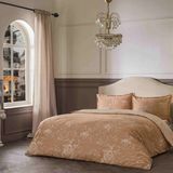 Linens Allday Preau Pamuk Saten Çift Kişilik Nevresim Takımı Somon - 200 x 220 cm