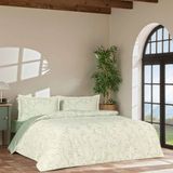 Linens Allday Verra Pamuk Saten Çift Kişilik Nevresim Takımı Beyaz