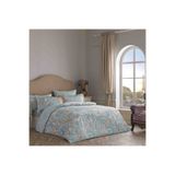 Linens Azure Pamuk Saten Çift Kişilik Nevresim Takımı Mavi