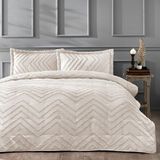 Linens Borneo Çift Kişilik Yatak Örtüsü Seti Taş - 260 x 250 cm