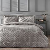 Linens Borneo Vizon Çift Kişilik Yatak Örtüsü Seti