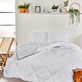 Lınens Comfy Cıft Kısılık Sılıkon Yorgan - 195 x 215 cm - 100 - Beyaz