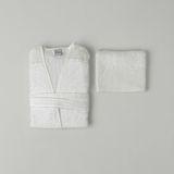 Linens Elia Bambu m/l Bornoz Seti Beyaz