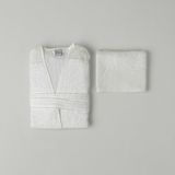 Linens Elia Bambu s/m Bornoz Seti Beyaz