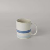 Linens Jose Seramik 400 ml Kupa Ekru-Mavi