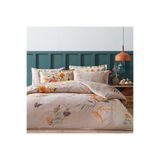 Linens Leina Pamuk Saten Çift Kişilik Nevresim Takımı Bej