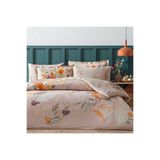Linens Leina Pamuk Saten King Nevresim Takımı Bej